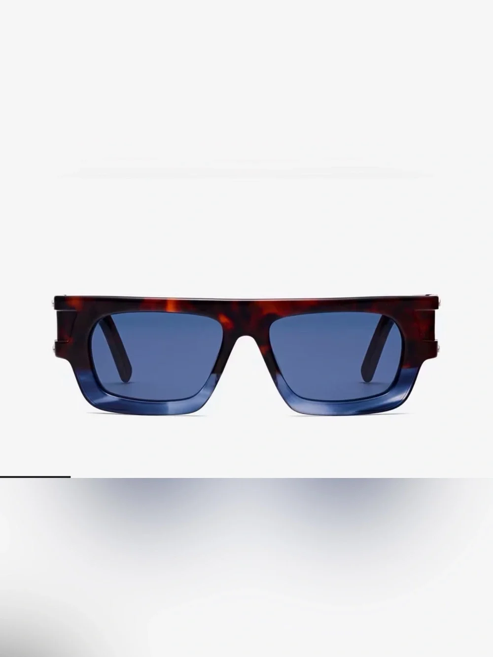 MCM Rectangular Sunglasses – Blue Havana